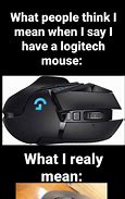 Image result for Logitech Mouse Jawline Meme