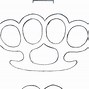 Image result for Printable Brass Knuckle Template