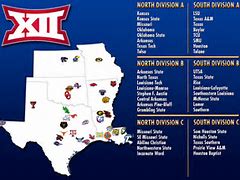 Image result for Texas College Football Map