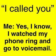 Image result for Voicemail 500 X 500 Meme