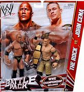 Image result for WWE the Rock and John Cena Toys