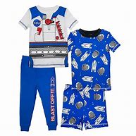 Image result for Yellow and Red Explorer Space Pajamas