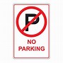 Image result for No Parking Sign Cartoon