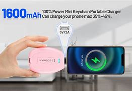Image result for Pink Keychain Portable Charger