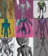 Image result for Humanoid Alien Backj Designs