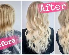 Image result for Tape Extensions for Short Hair