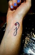 Image result for Letter J and D Tattoo Heart