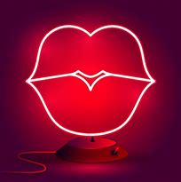 Image result for Shhh Sign Lips Neon