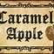 Image result for Vintage Caramel Apple Slices Signage