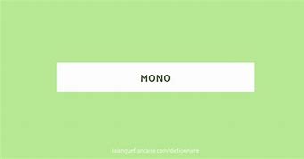 Image result for Mono Nom