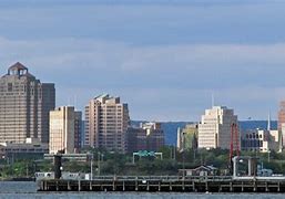 Image result for New Haven CT Night Skyline