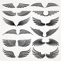 Image result for Art Deco Wings SVG