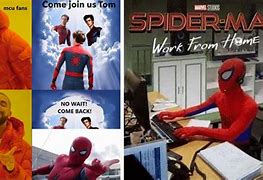 Image result for Spider-Man Back to Work Meme Miles Morales