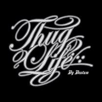 Image result for Thug Life Lettering
