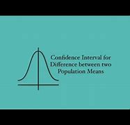 Image result for Mean Difference vs Difference Between Two Population Means