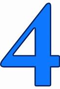 Image result for Blue Number 4 Icon