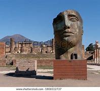 Image result for Erupting Mount Vesuvius in Pompeii