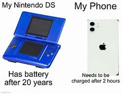 Image result for My DS Battery Meme