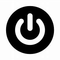 Image result for Power Button Icon Art Black and White