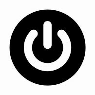 Image result for Power Button Icon Art Black and White