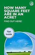 Image result for How Many Square Feet in One Acre