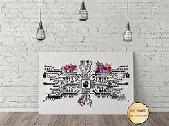 Image result for Circuit Board Watercolor