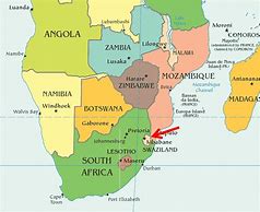 Image result for Swaziland On Africa Map