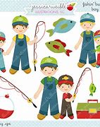 Image result for Baby Boy Fishing Clip Art