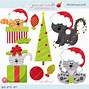 Image result for Christmas Cat Clip Art