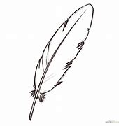 Image result for Feather Pen Outline
