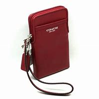 Image result for Leather Cell Phone Wallet Wristlet