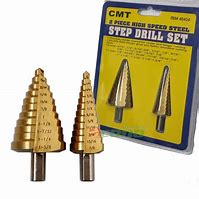 Image result for titanium step drills bits