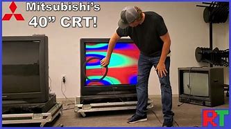 Image result for Mitsubishi 40 Inch CRT TV