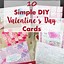 Image result for Homemade Valentine's Day Cards