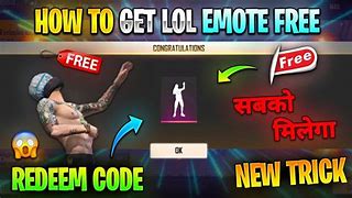 Image result for LOL Emote Free Fire