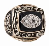 Image result for Cincinnati Bengals AFC Championship Ring