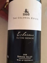Image result for The Colonial Estate Grenache Eclaireur Old Vine