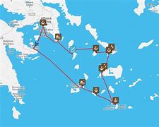 Image result for Greek Island Sailing Map Cyclades