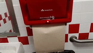 Image result for Red Paper Towel Dispenser