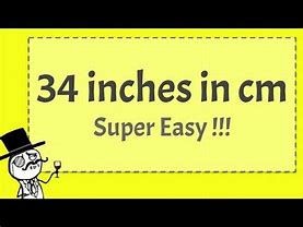 Image result for Things That Are 34 Inches