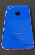 Image result for iPhone 4 Blue and White