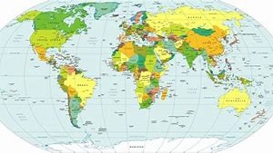 Image result for Political World Map with Countries