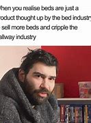 Image result for Guy Thinking in Bed Blusshing Meme