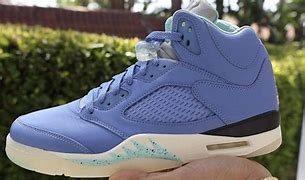 Image result for Jordan 5s Basketball Shoes Blue Print