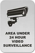 Image result for Area Under Surveillance Sign