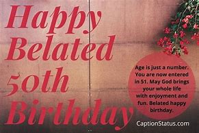 Image result for Belated 50th Birthday