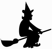 Image result for Halloween Witch Black and White