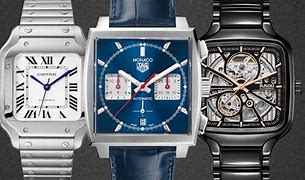 Image result for Square Automatic Watch