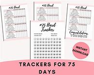 Image result for 75 Hard Challenge Worksheet Free