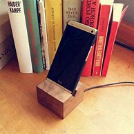 Image result for Wood Phone Charging Station